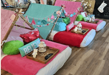 Merry & Bright: Scottsdale Teepee Sleepovers & Slumber-Under Parties for Families