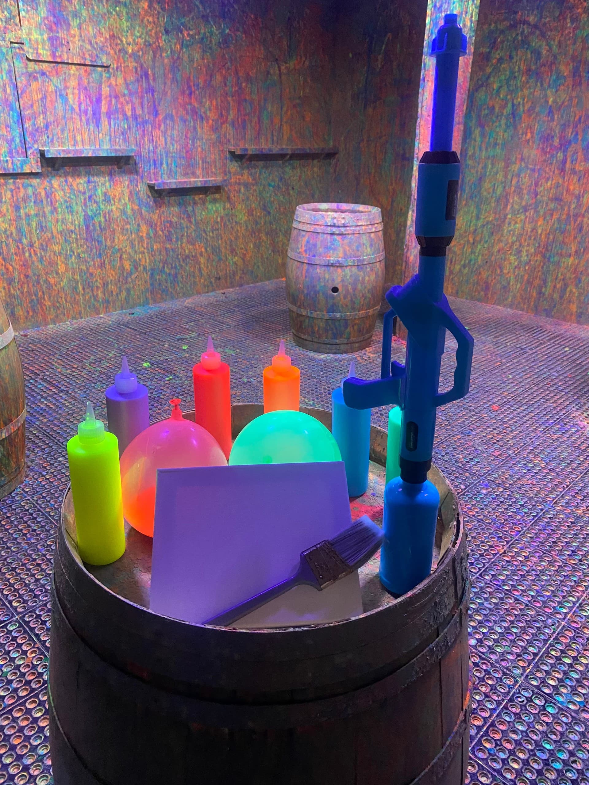 Extreme Paint Room: Boise's Messy UV Art Party Experience
