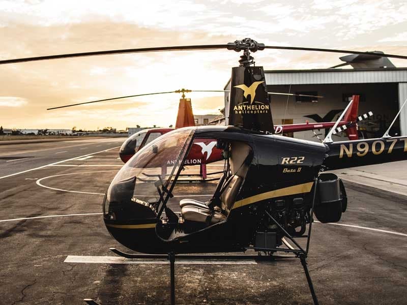 R22 Demo Flight Lesson Over Long Beach, CA