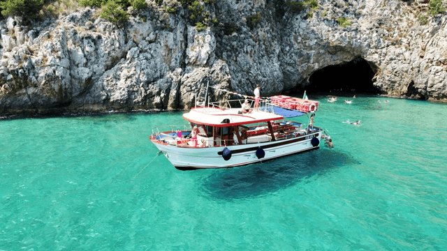 Sperlonga Pirate Caves Boat Tour — Grotta di Tiberio, Grotta Azzurra & Hidden Beaches