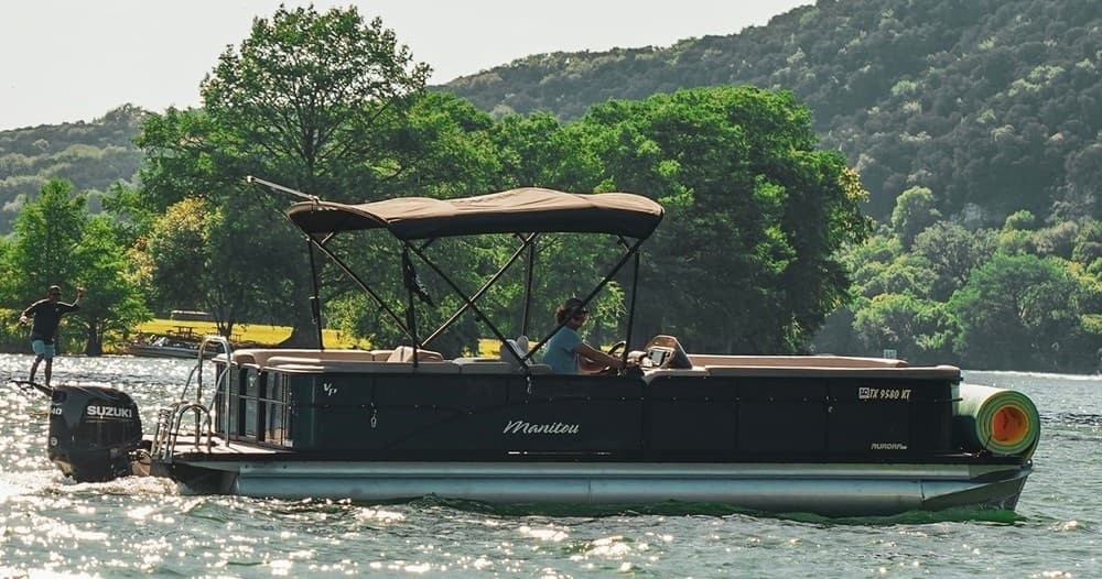 Rent a 13-Passenger Pontoon on Lake Travis in Austin