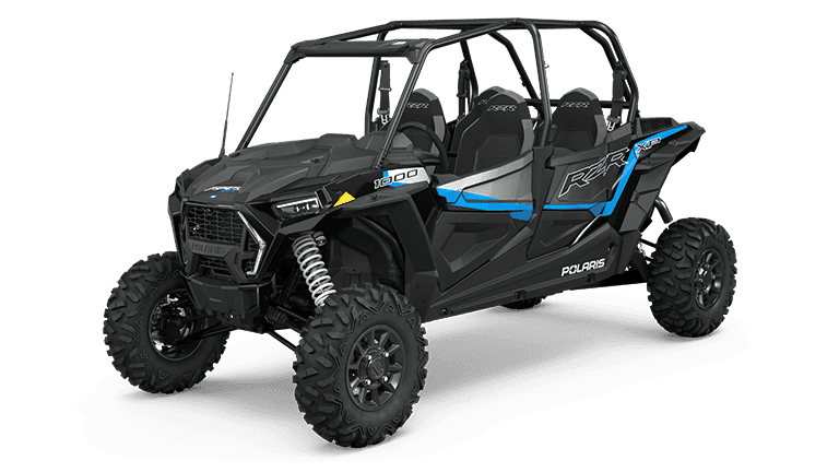 Polaris RZR UTV studio product shot on white background, no terrain