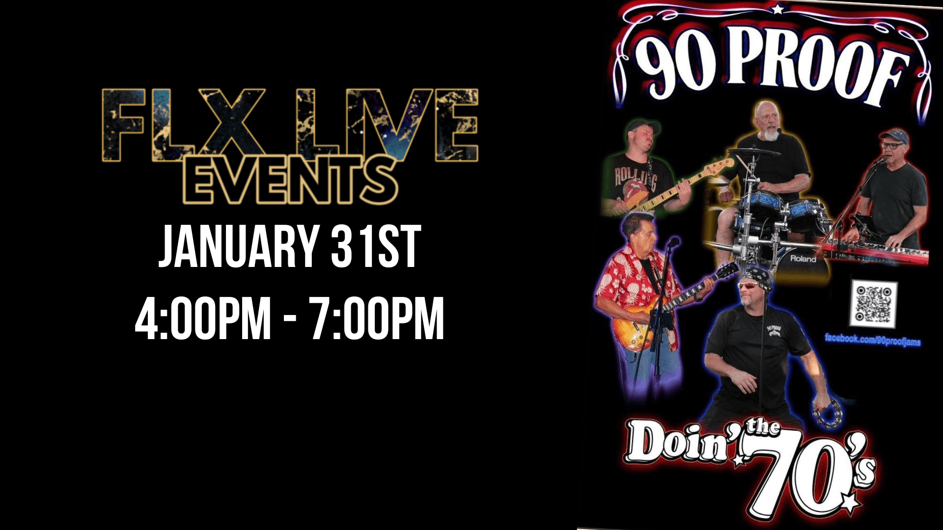 90 Proof Band! Live at FLX Live Geneva: Classic Rock Evenings on Seneca Lake photo 1