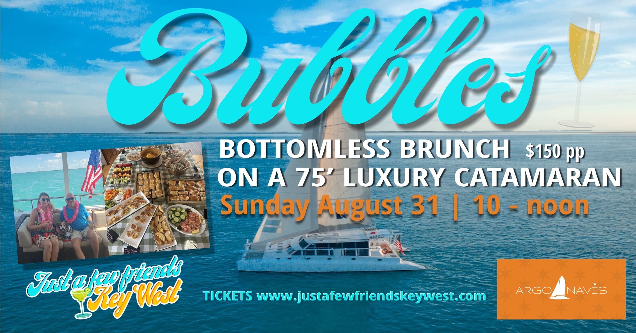 Bubbles & Brunch Sailing Adventure in Key West, FL
