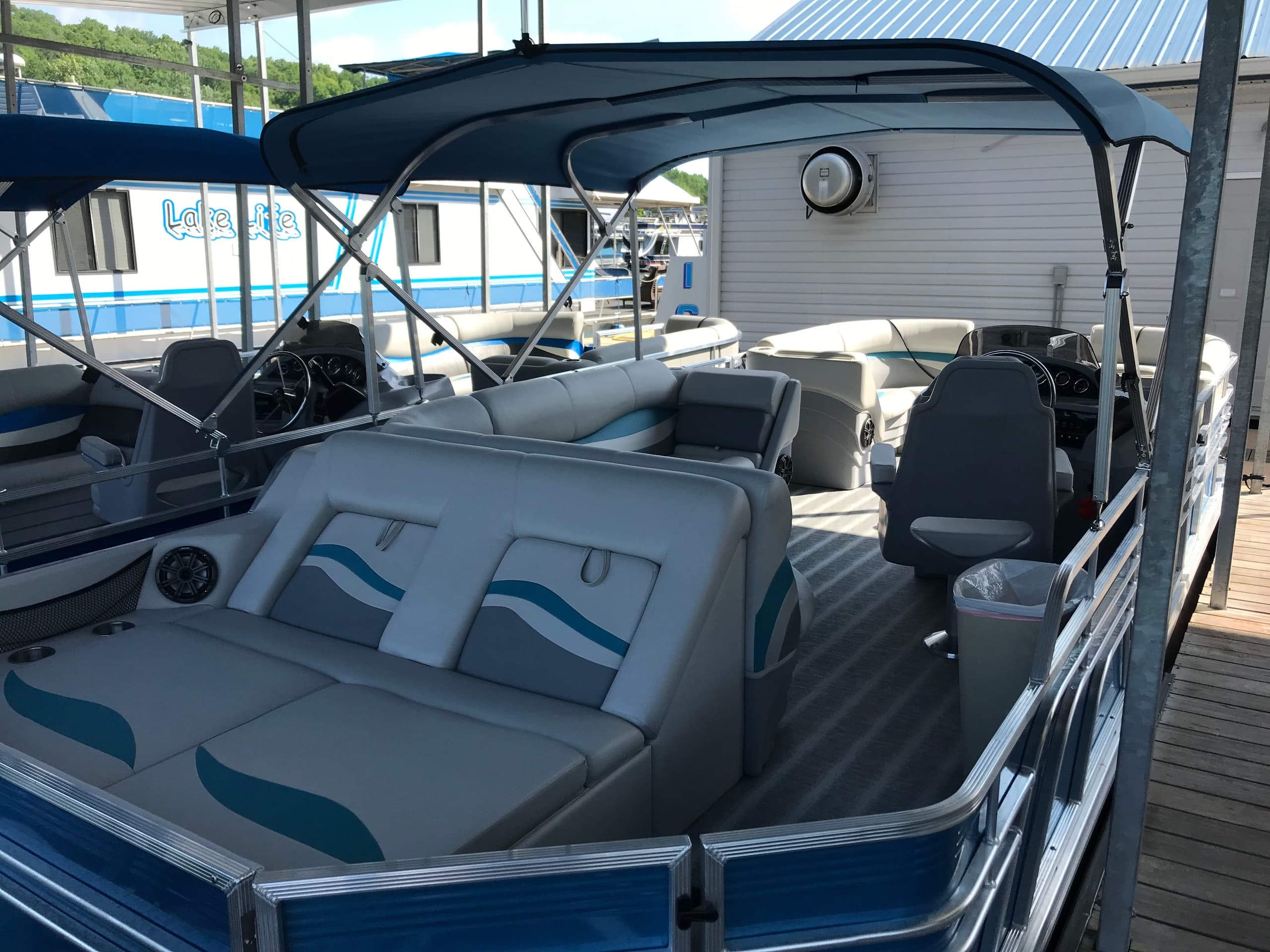 Pontoon Boat Adventures at Hidden Harbor Marina, Smithville