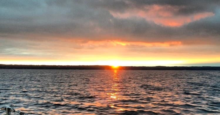 Evening Sail on Grand Traverse Bay, Traverse City MI
