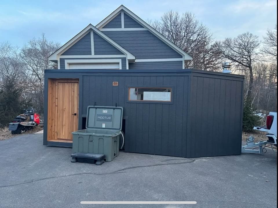 Mobile Wood-Fired Sauna Rental in Madison — Delivered Sauna & Cold Plunge