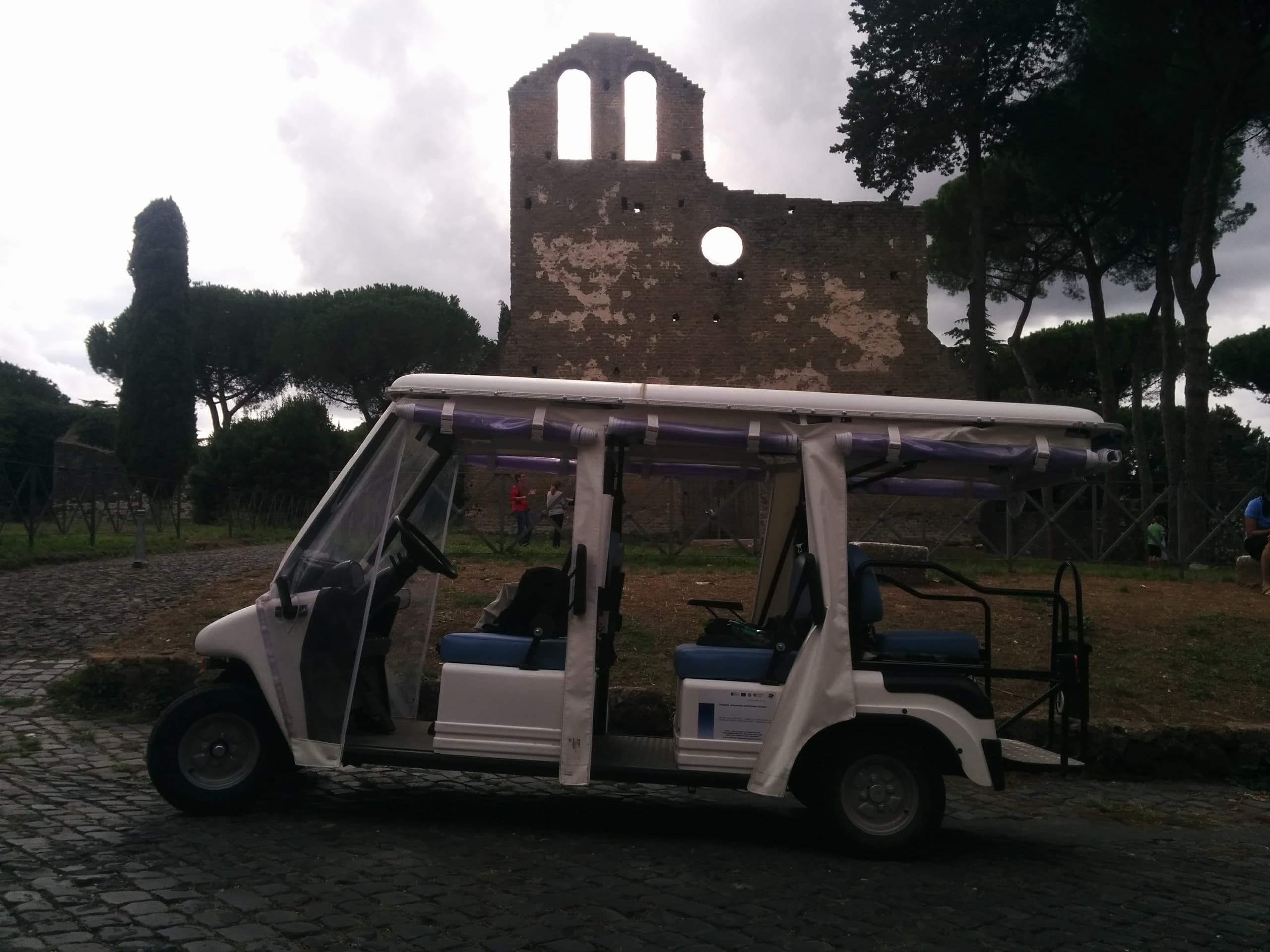 Electric Golf Cart Tour on Appia Antica with EcoBike Roma