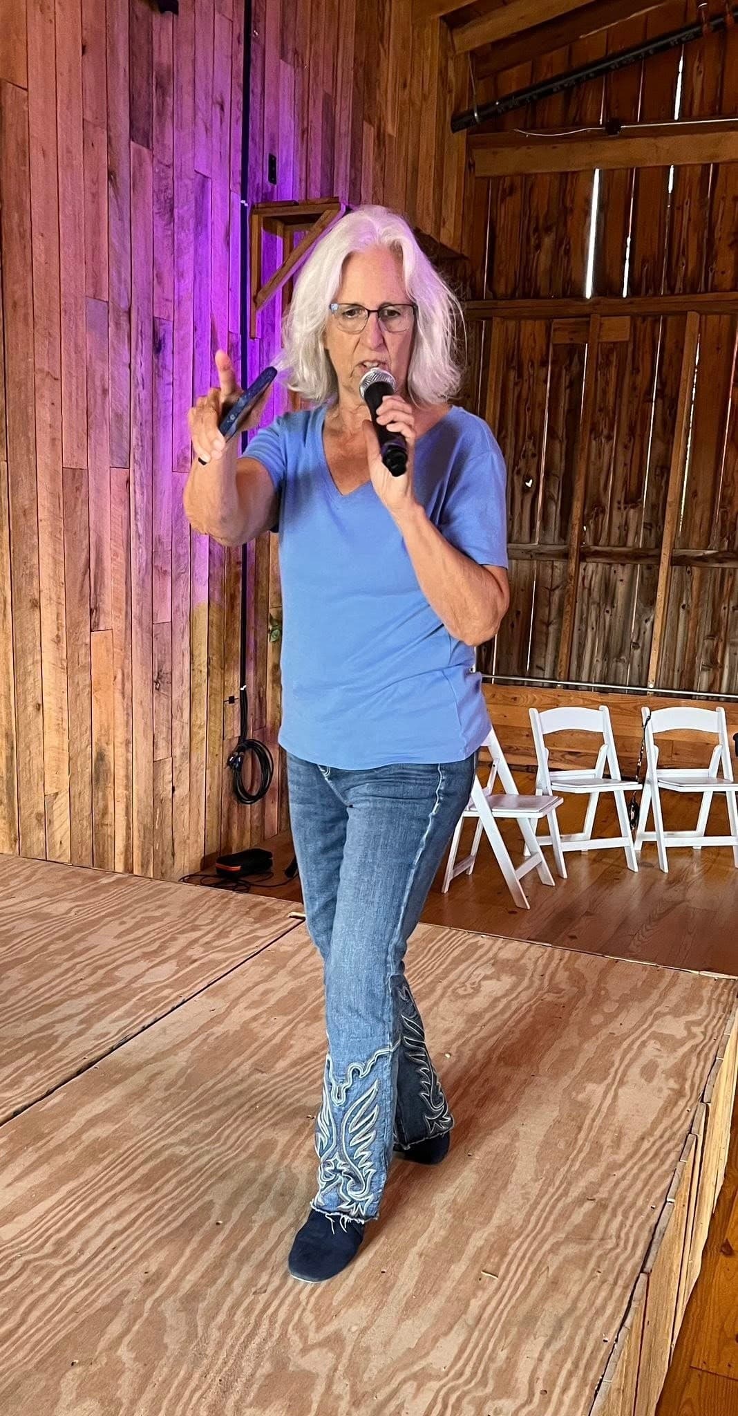 Line Dancing in Lavender Hill Farm’s Historic Red Barn — Boyne City Summer Night Out photo 3