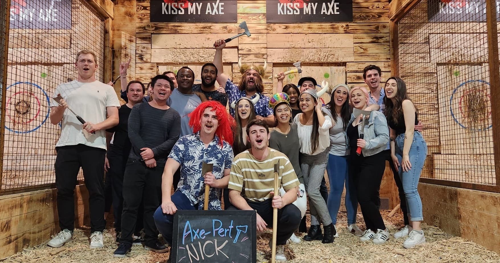 Axe Throwing Tournaments at Kiss My Axe Alexandria