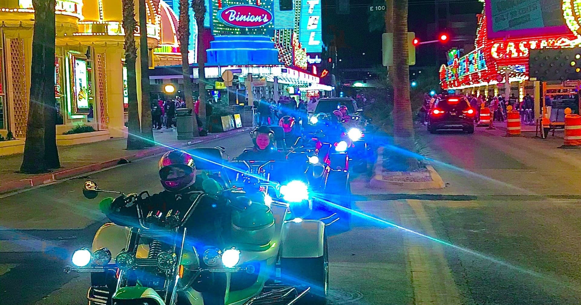 VIP Night Lights Strip Trike Tour in Las Vegas