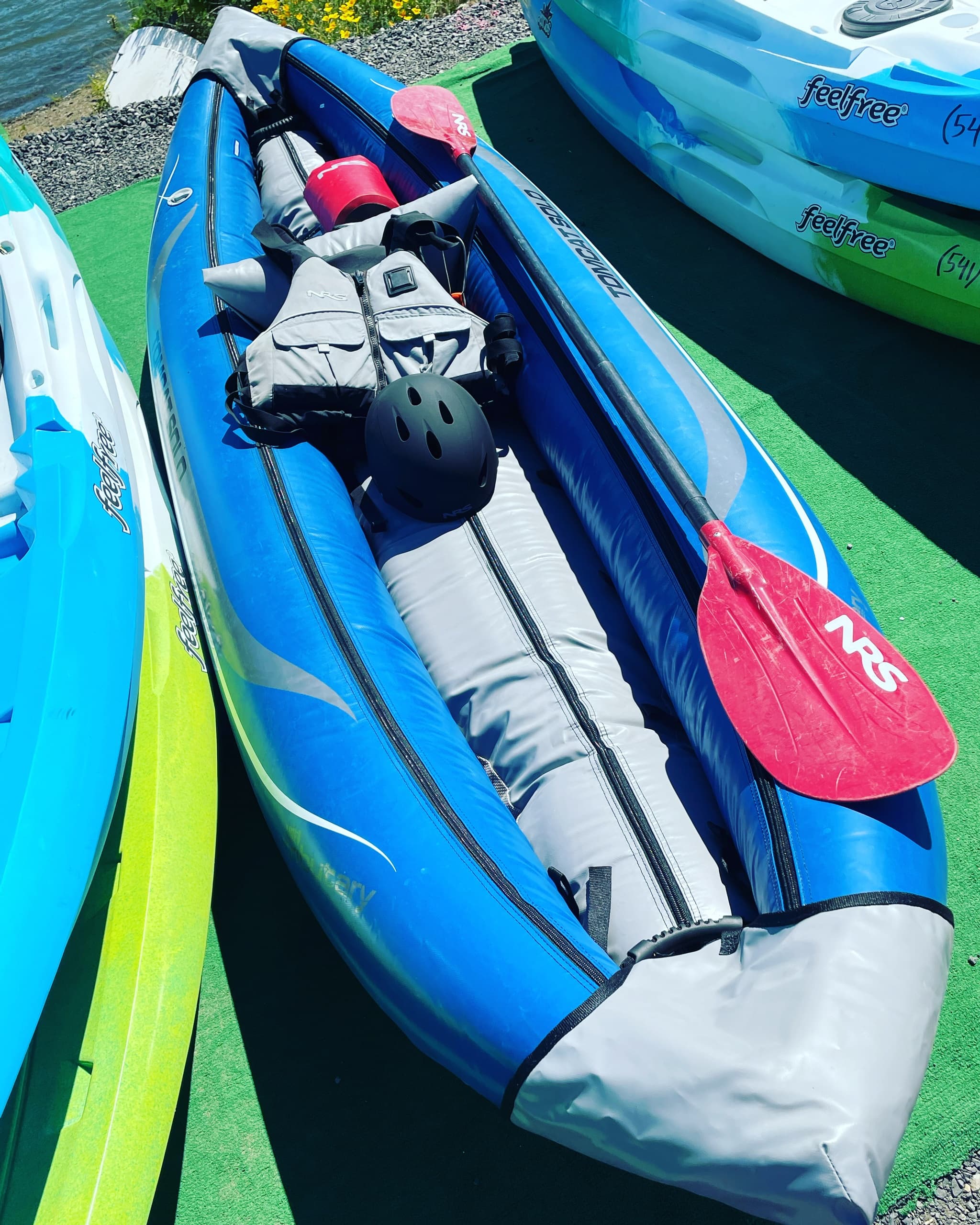 Inflatable Kayak Adventures in Hood River, Oregon