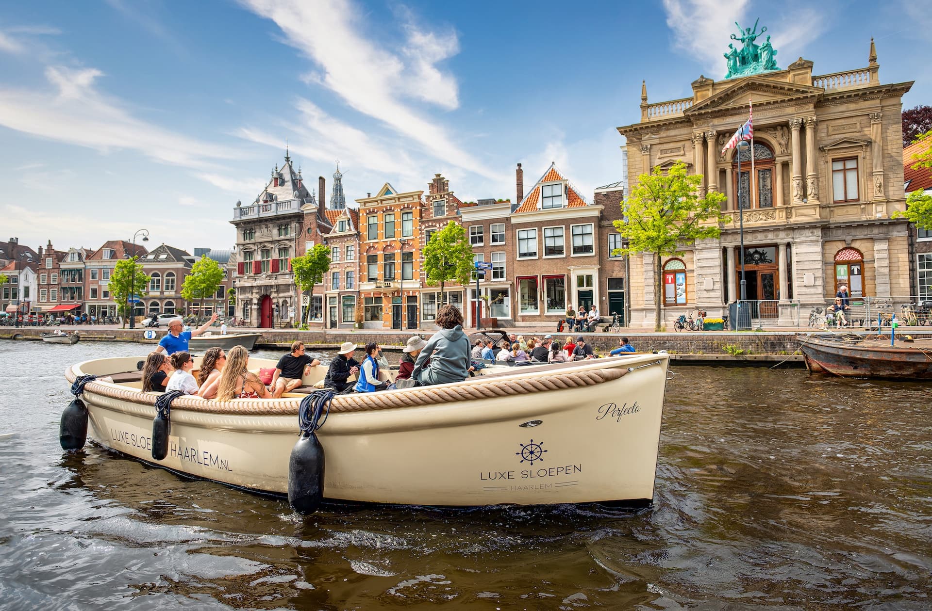 Luxurious Open Boat Cruise in Haarlem by Luxe Sloepen Haarlem