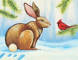 Forest Friends: Family-Friendly Painting Class in Woodbury, MN