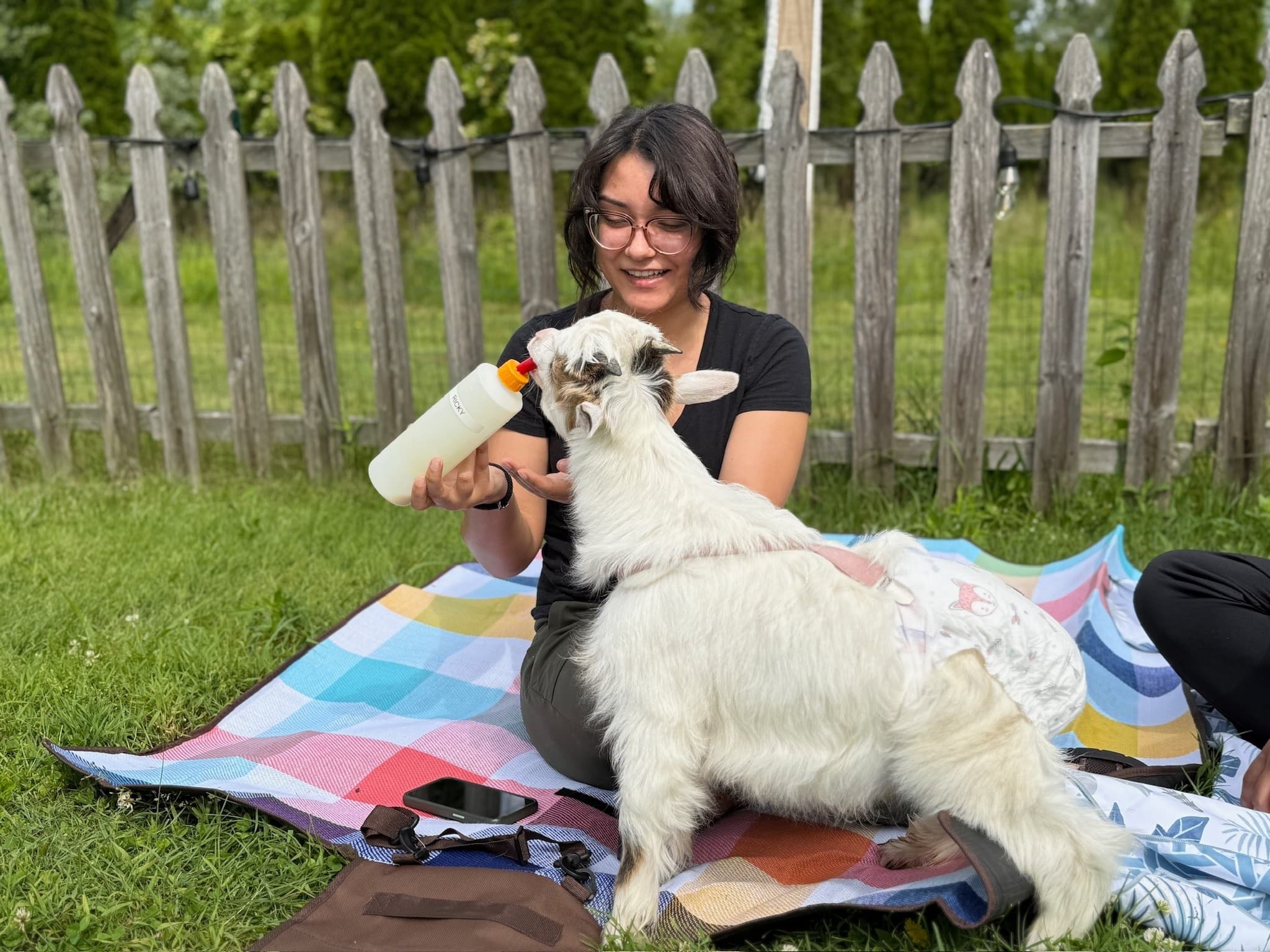 Bottle-Feeding Baby Goats at Wayne Rescue Farm: 30-Min Snuggle Session