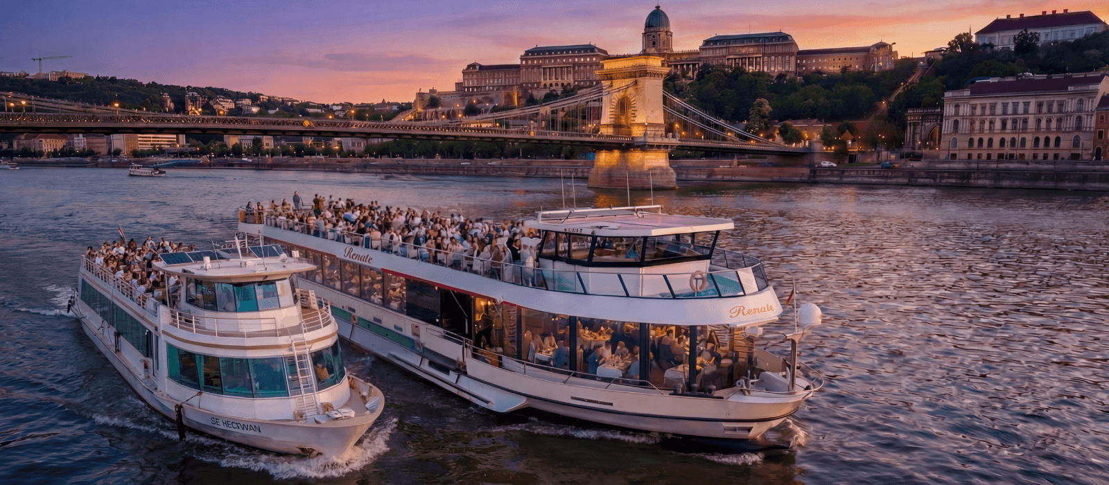 Budapest Danube Dinner Cruise: Sunset Four-Course Meal & Live Folk Music photo 4