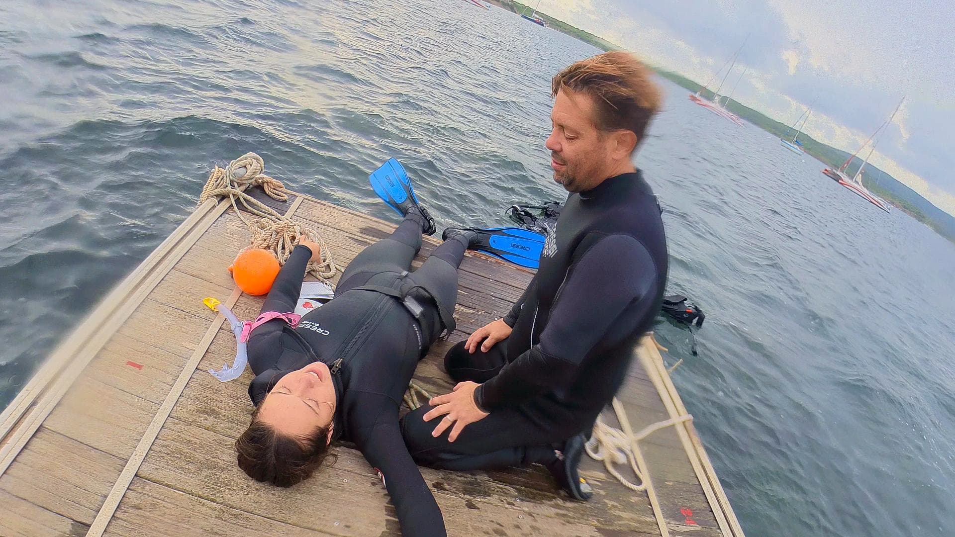Water-Activities: Rescue Diver Course at Diving Center Fornells