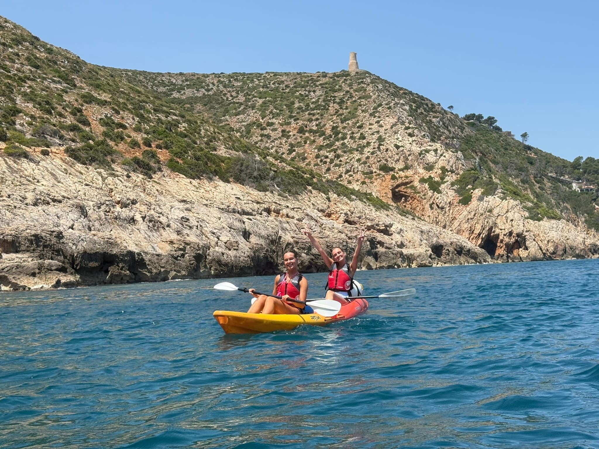 Water Activities & Cabo de Sant Antoni Kayak Adventure in Alicante