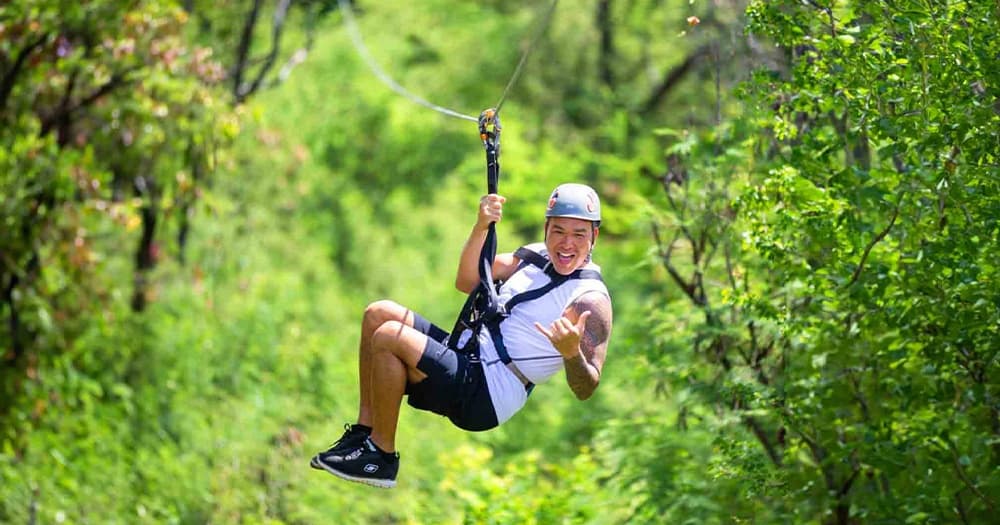 Three Ziplines with Waikiki Transportation