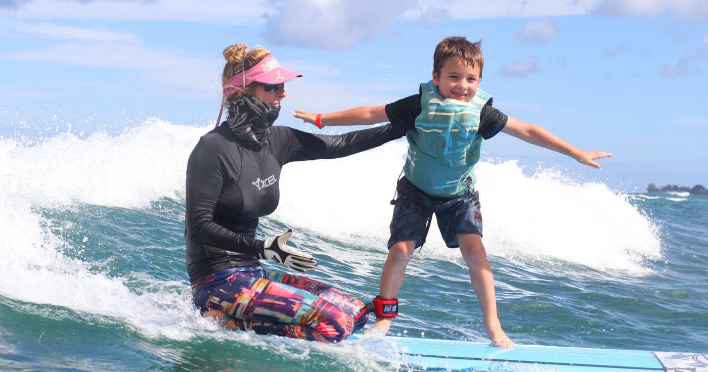 North Shore Surf Girls team