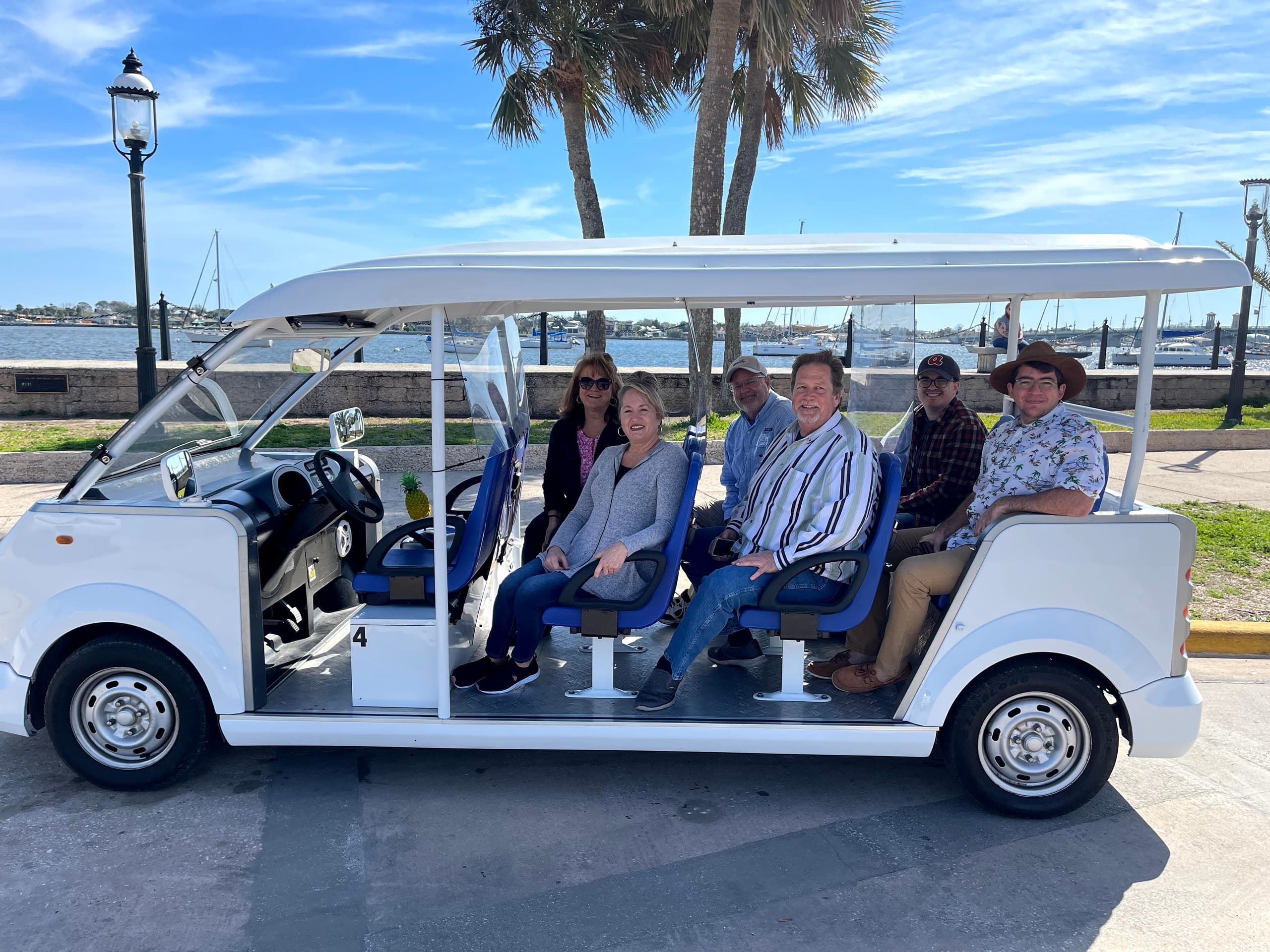 One-Hour EV Historical Tour of St. Augustine Downtown