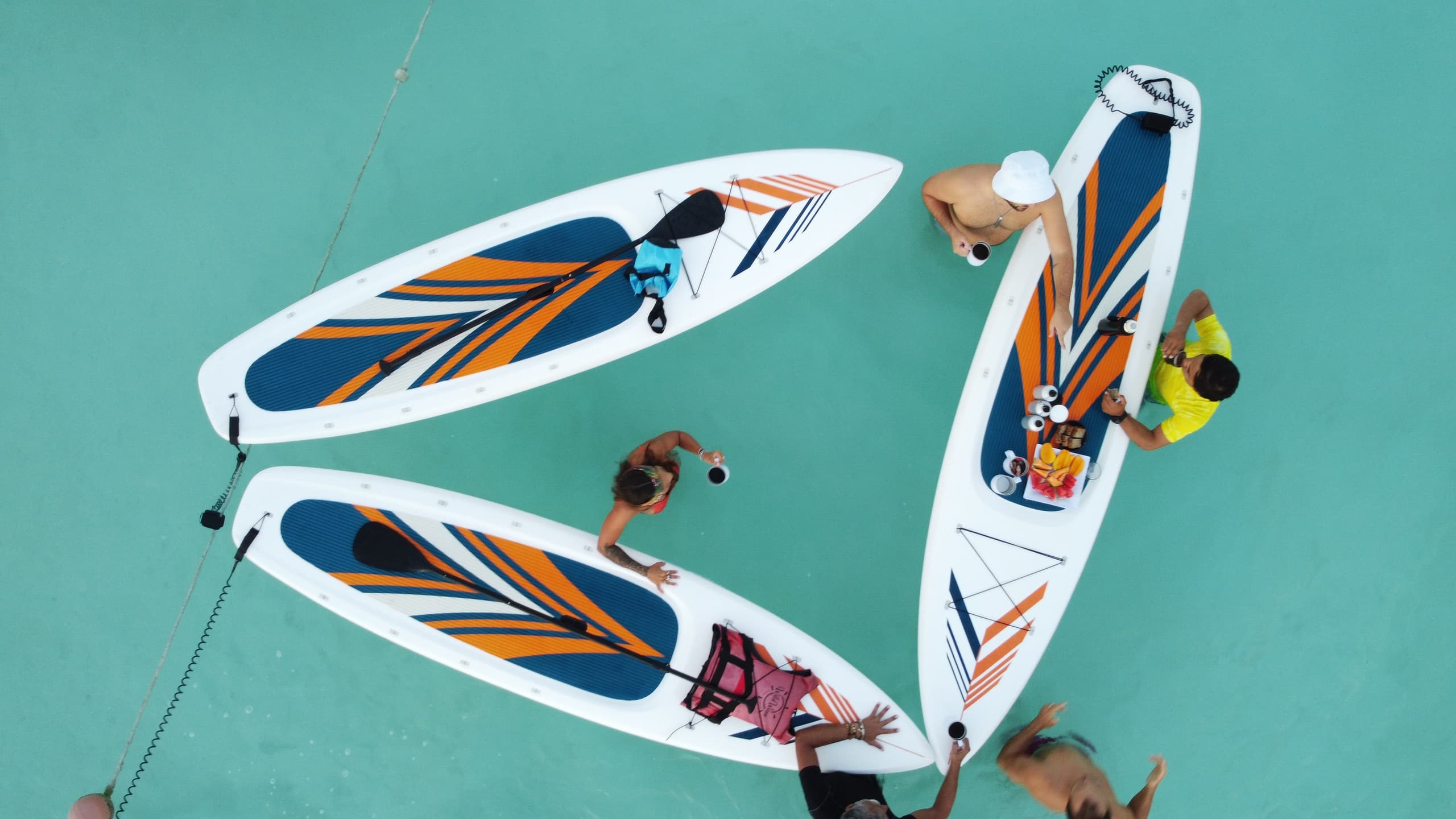 Explore Bacalar's Stunning Lagoon on a Guided Paddleboarding Adventure