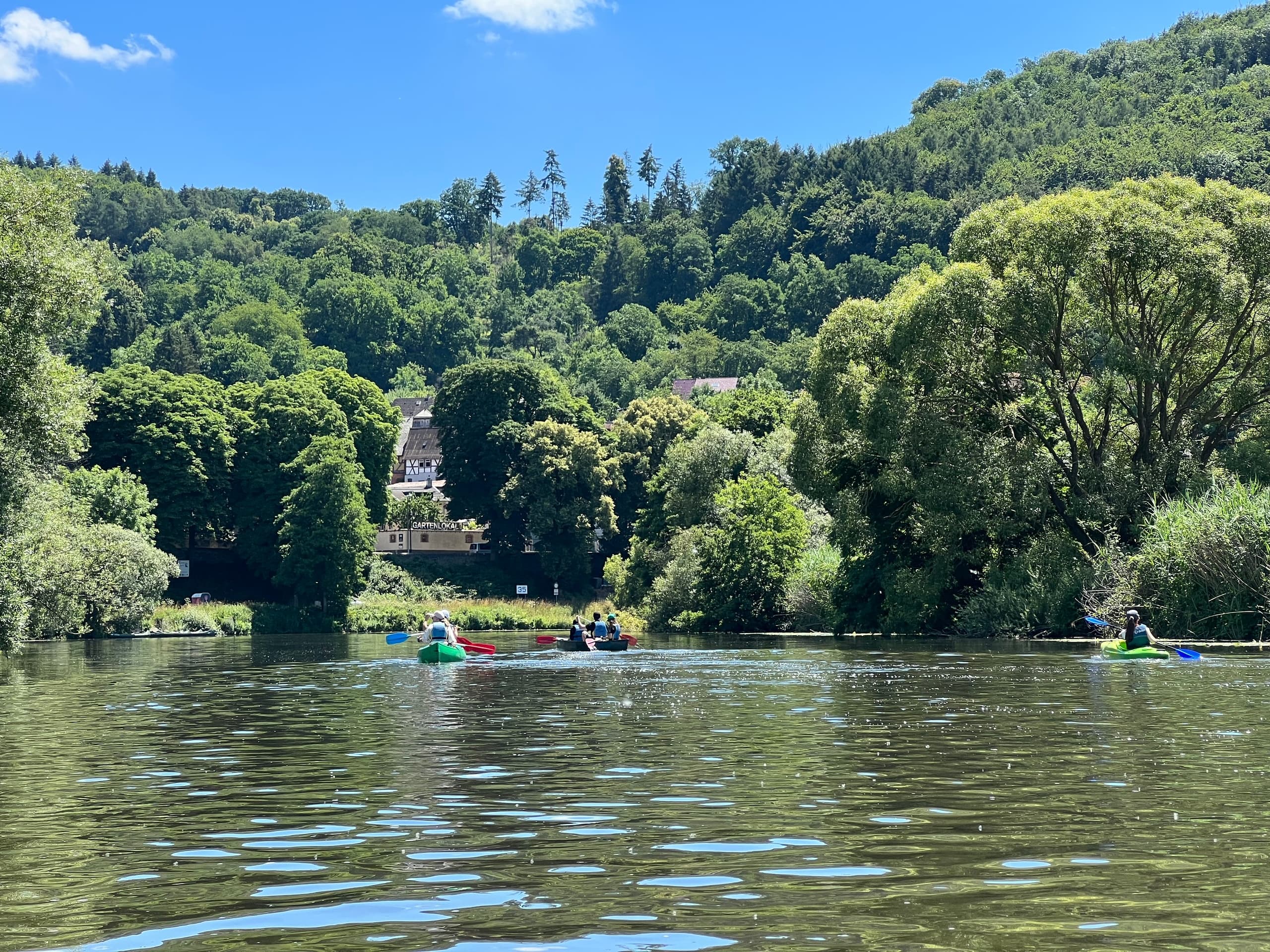 Canoe Adventure in Lahn River with Weilburger Touristikbetriebe
