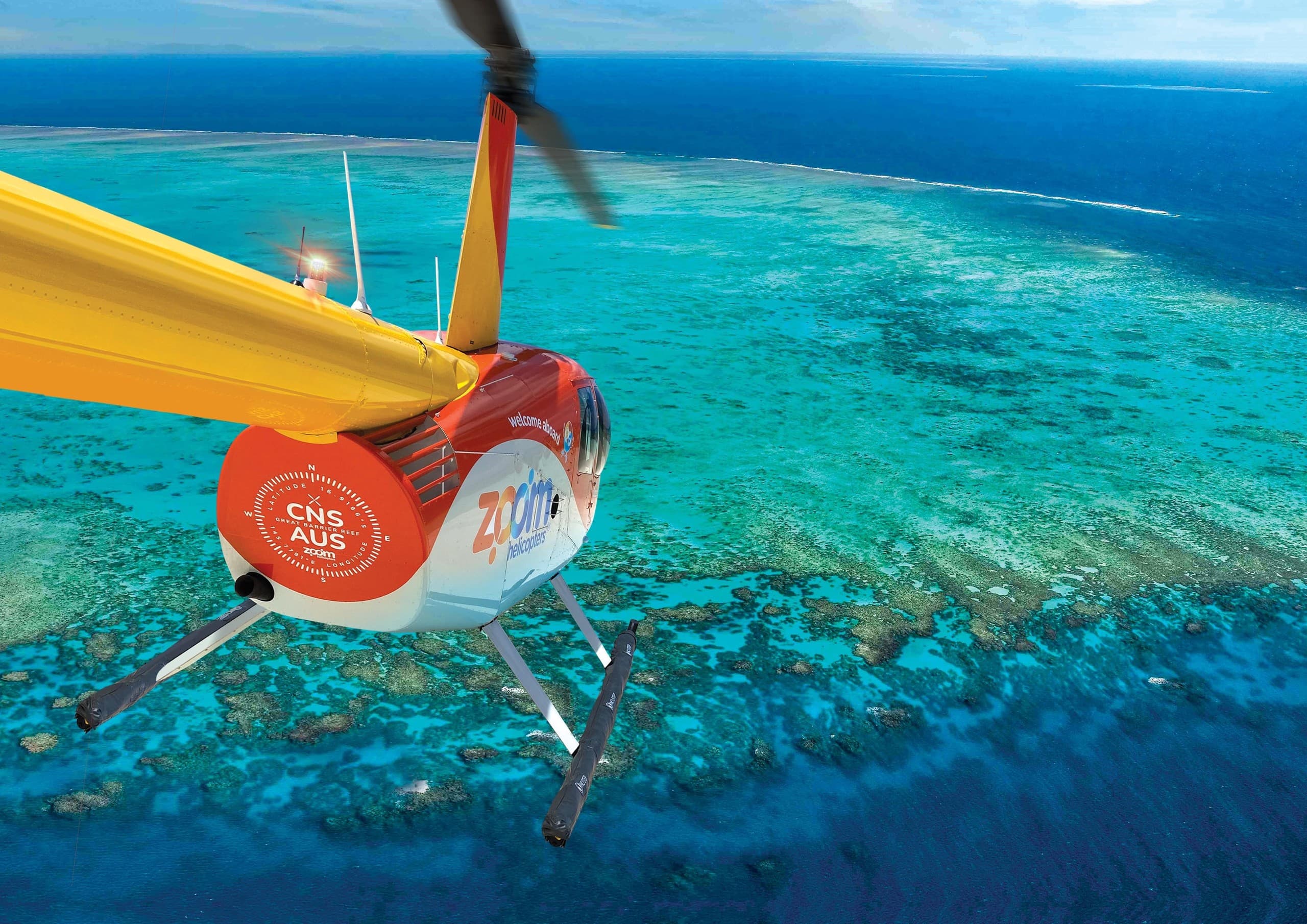 60 Minute Reef Scenic: Cairns Helicopter Flight Over the Great Barrier Reef