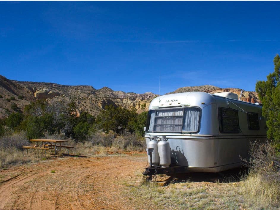 Camping RV w/Full Hook Up at Ghost Ranch, Abiquiu