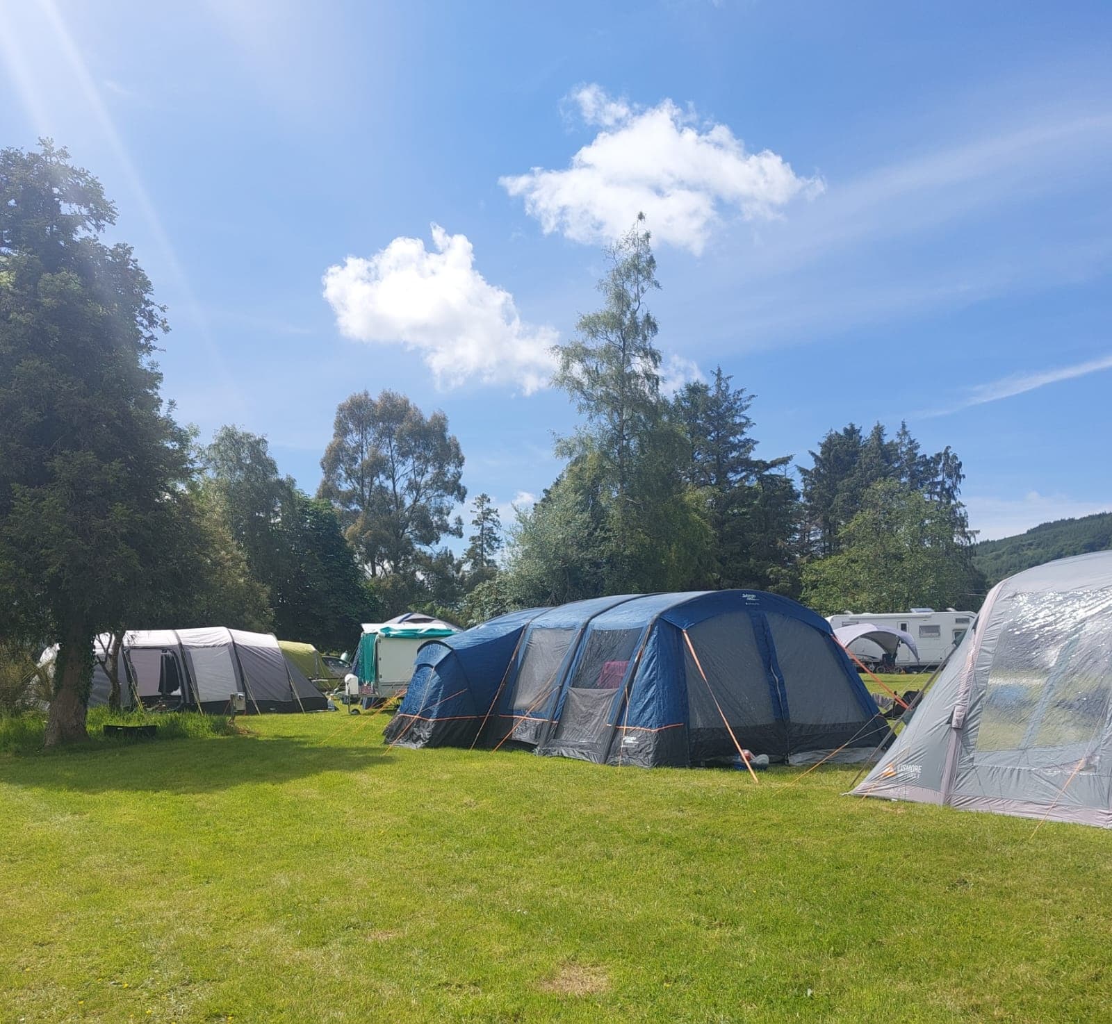 Family Camping at Ballinacourty House Caravan and Camping Park