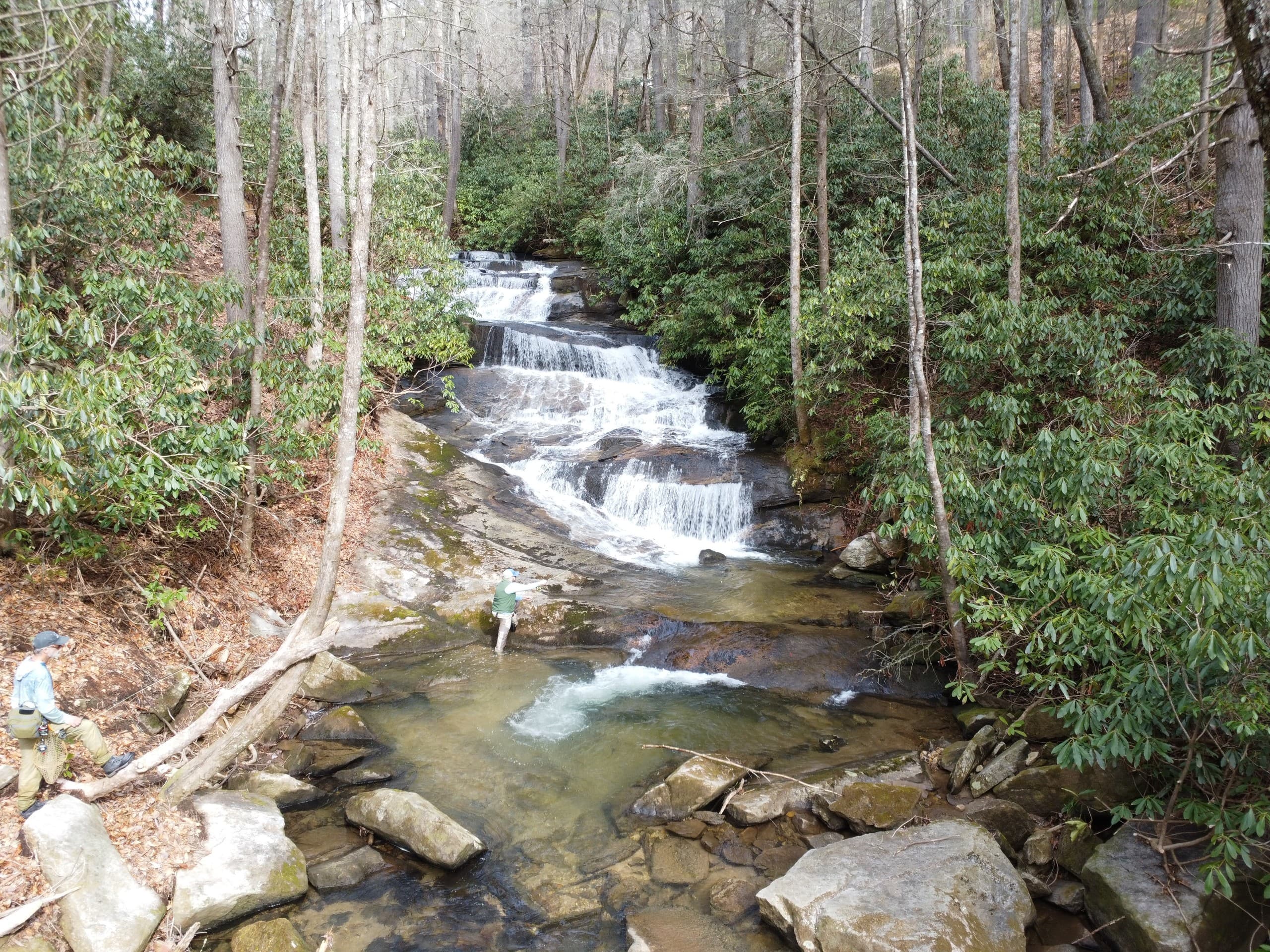 Secluded Appalachian Waterfalls: Private Creeks Guided Fly-Fishing Near Hendersonville