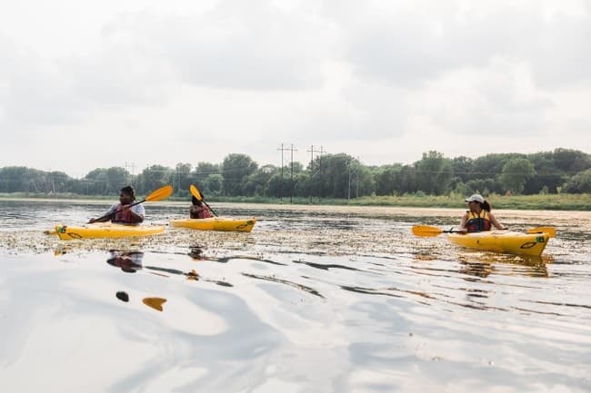 Water Activities & Paddle Share at Pickerel Lake in Lilydale Regional Park