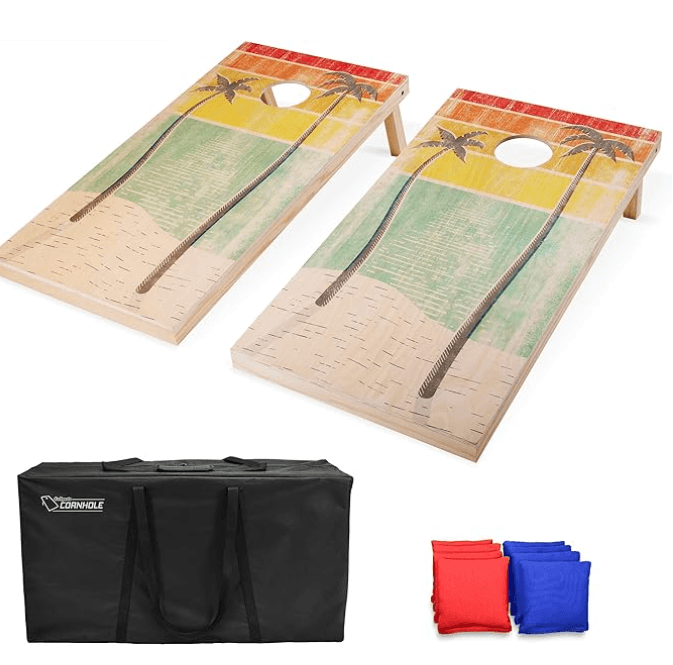 Wood Cornhole Rentals in Lahaina with Akamai Mobility
