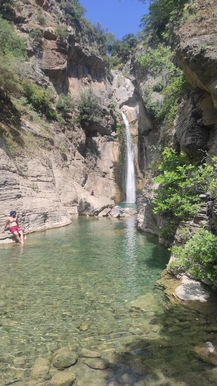 River Trekking Adventure at Manikia Gorge with Evia Adventure Tours
