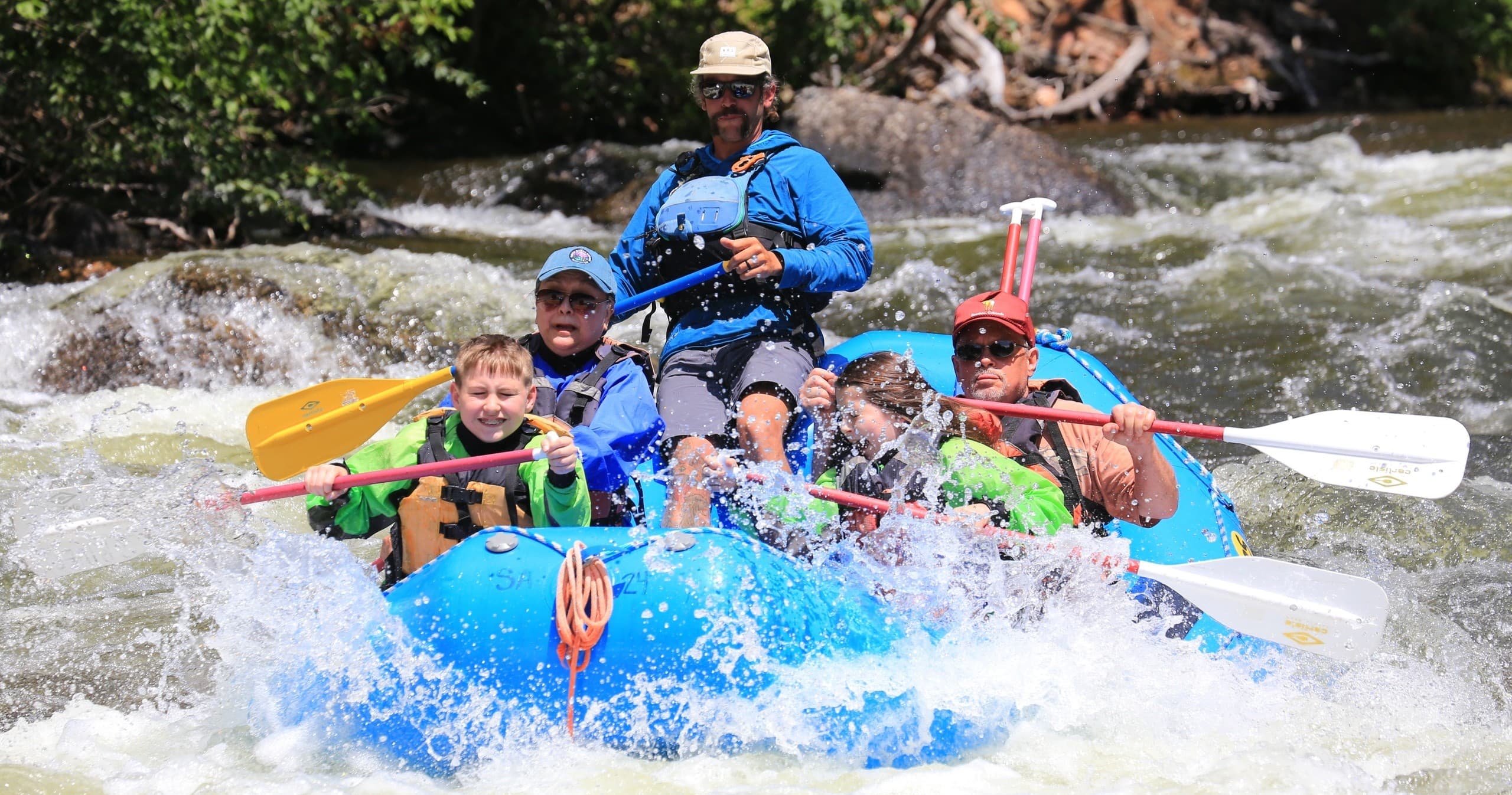 Thrilling Upper Taylor Extender Rafting in Almont, Colorado