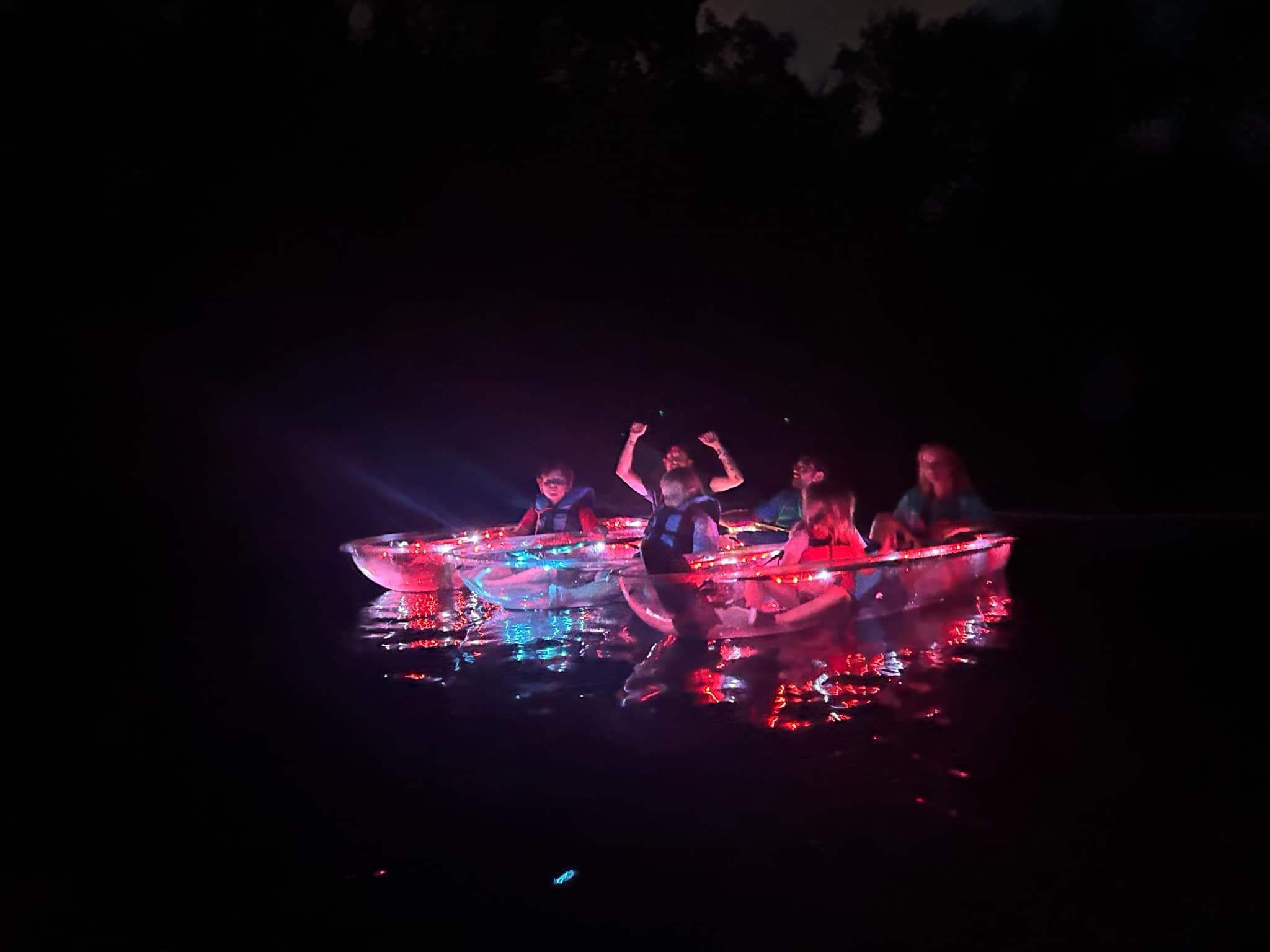 Sunset & Night Glow Tour by Kayaking with Sassy at Rainbow Springs