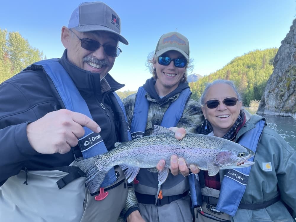 Rainbow & Dolly Varden Trout Fishing with Jason's Guide Service in Cooper Landing