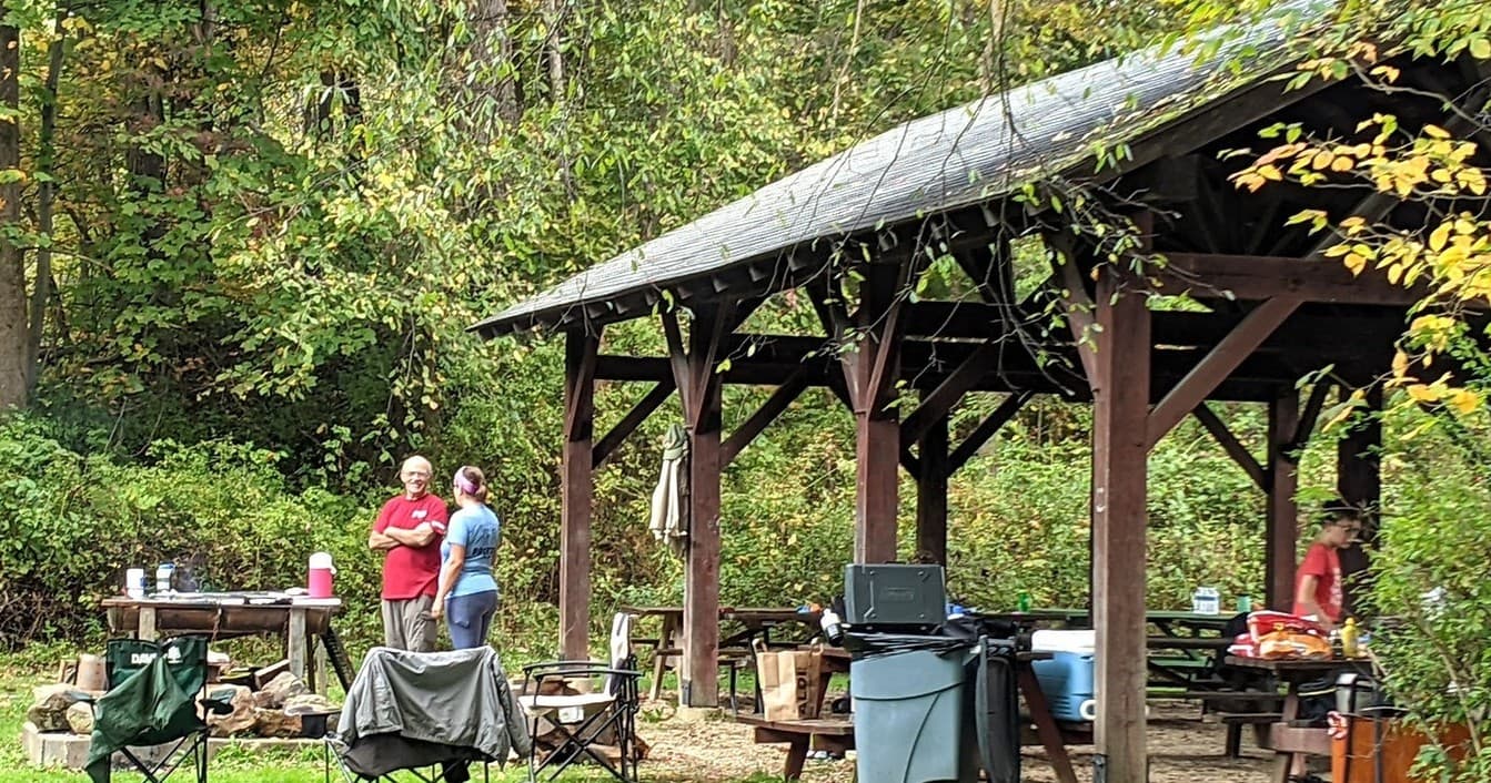 Group Site 4 Camping at Camp Hi Canoe, Hiram OH