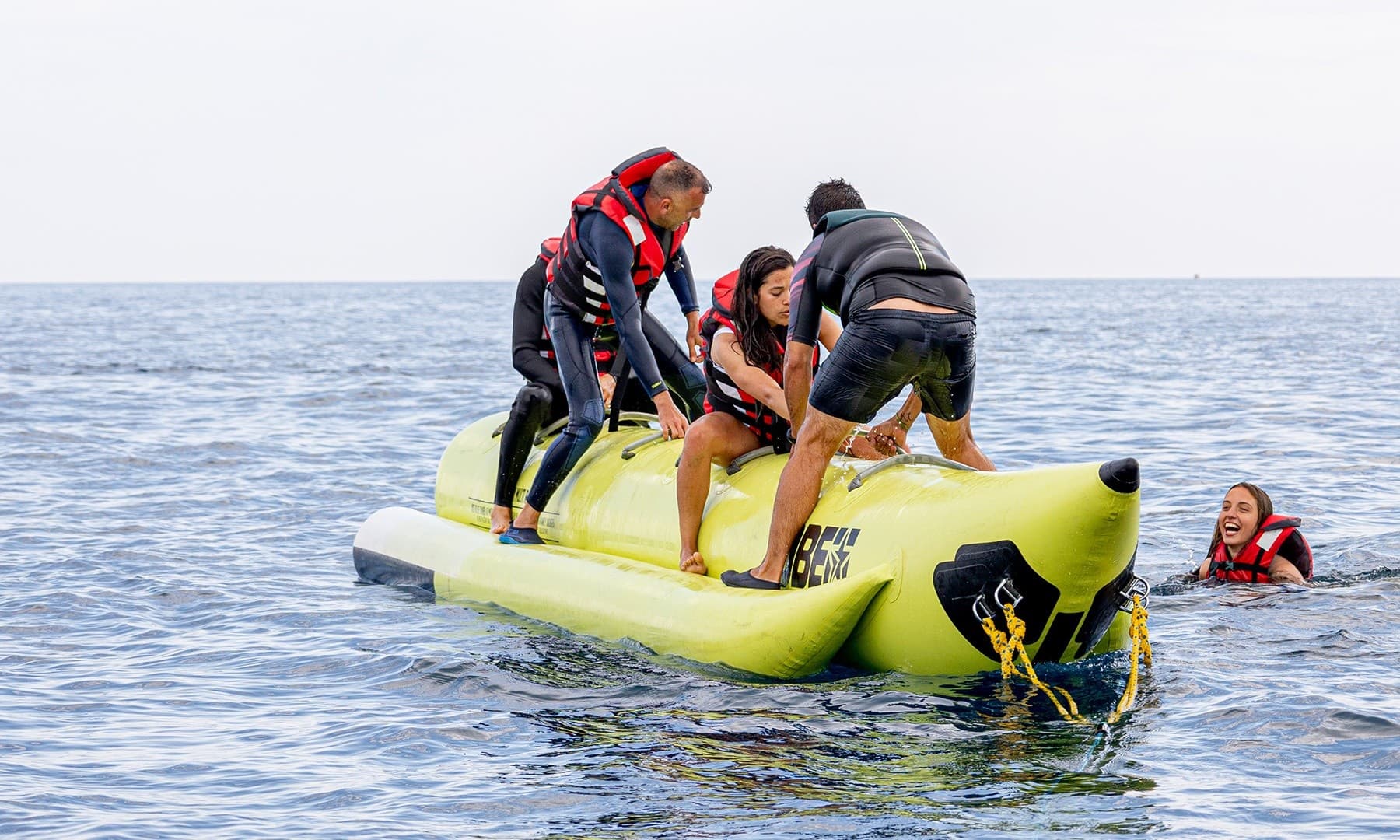 Badalona Banana Boat: High-Speed Mediterranean Ride for Families and Groups photo 3