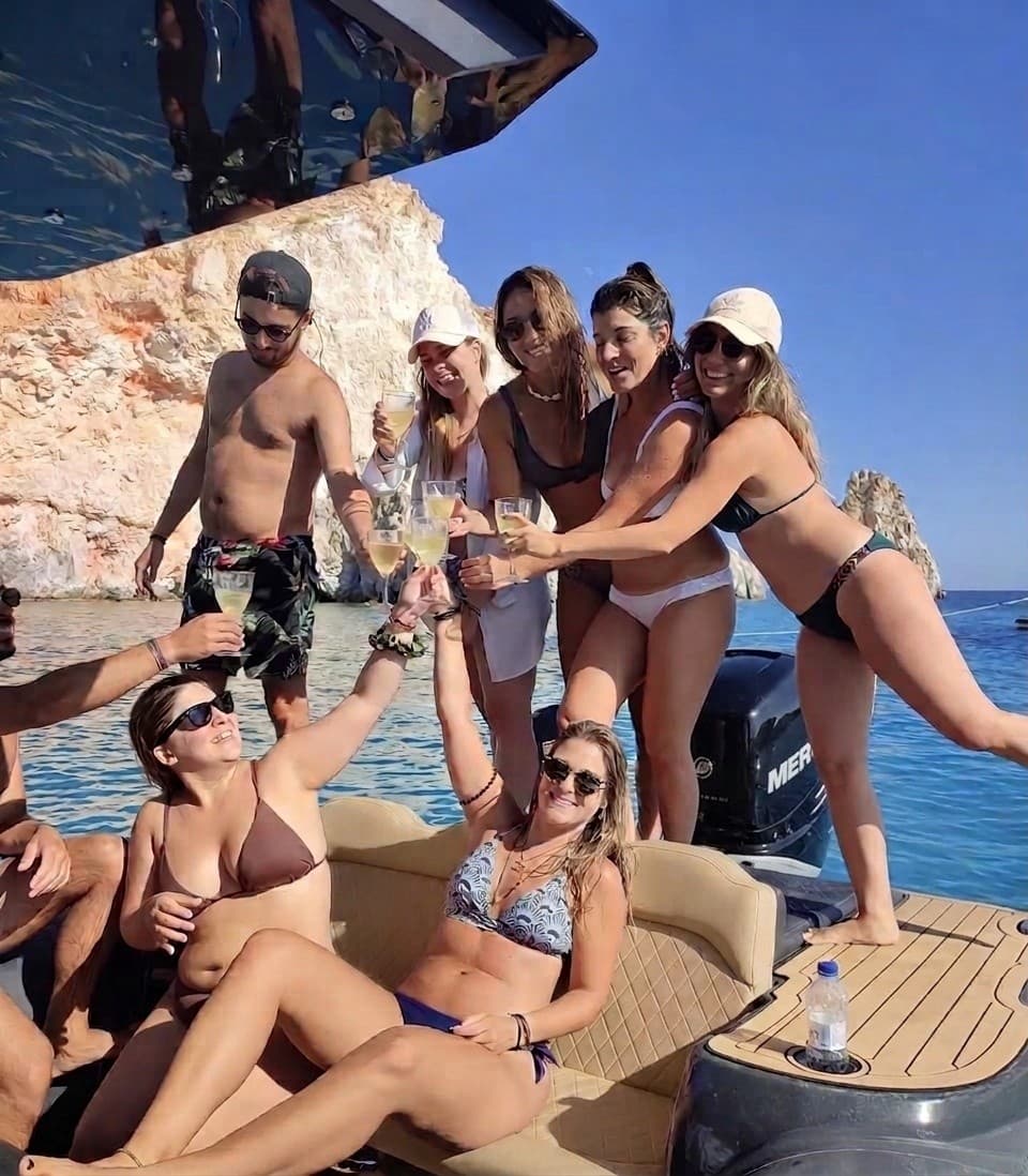 Private Yacht Charter in Andros: 6-Hour Birthday & Bachelor Party Cruise