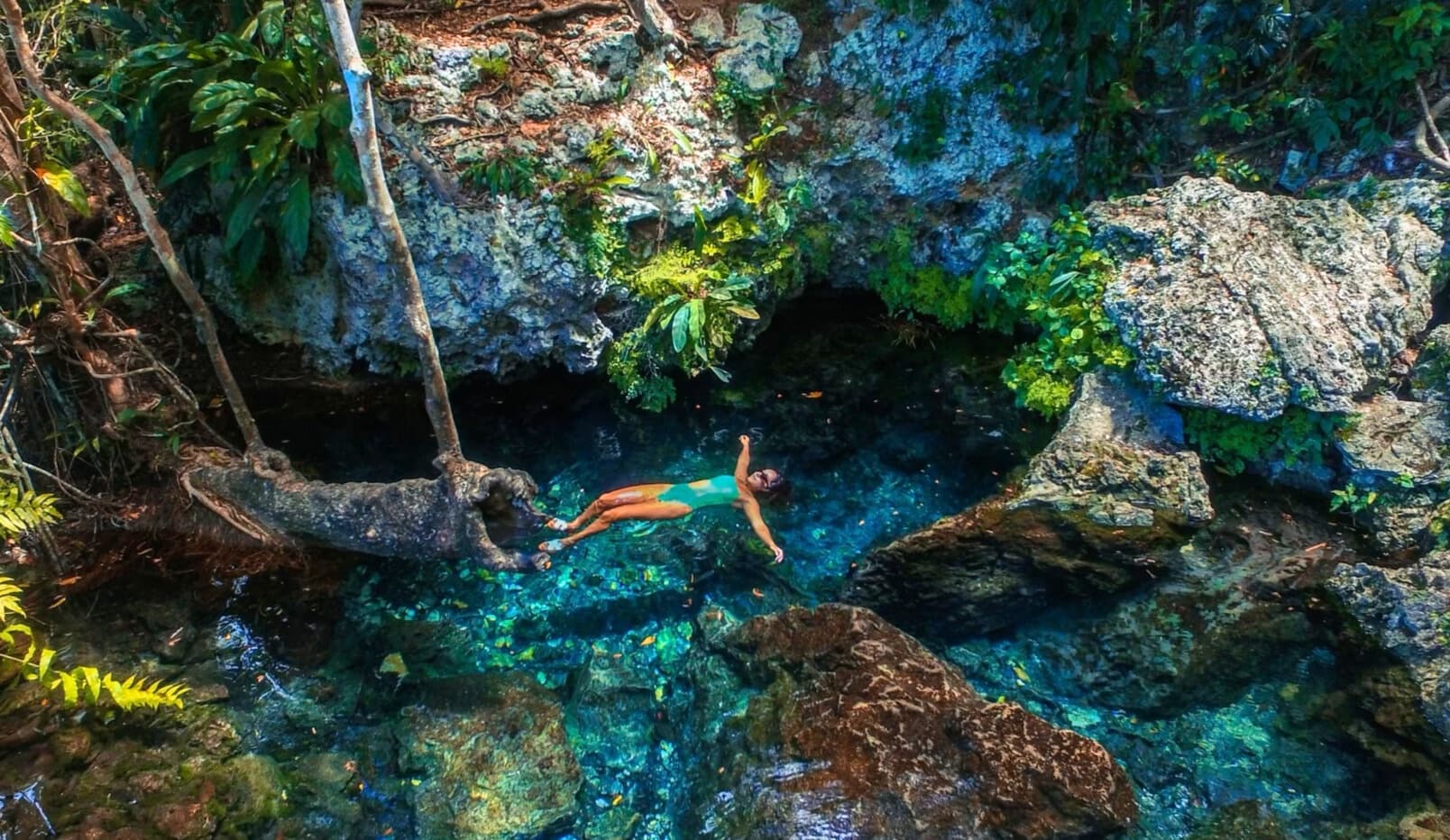 Float a Hidden Spring and Cliff-Jump at a Secluded Puerto Rico Beach