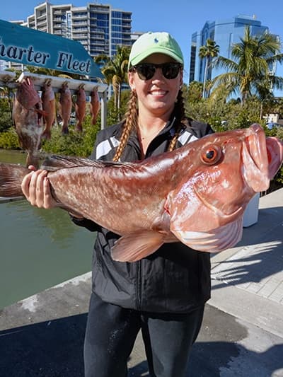 Hooked in Sarasota: Private Charter Fishing from Marina Jack on a 41-Foot Boat