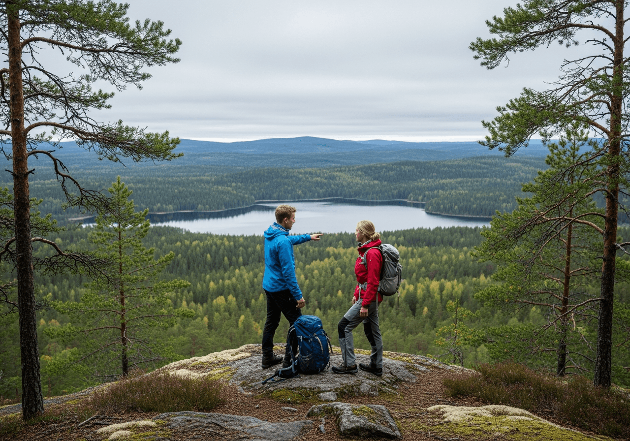 Urban-to-wild Swedish Forest Hike near Stockholm photo 2