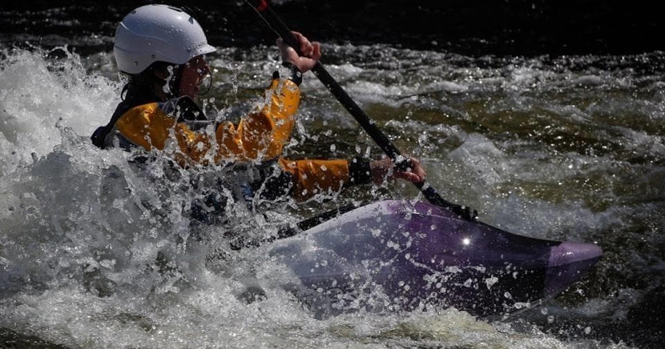 Whitewater Kayak Course at Paddler Co-op in Idaho