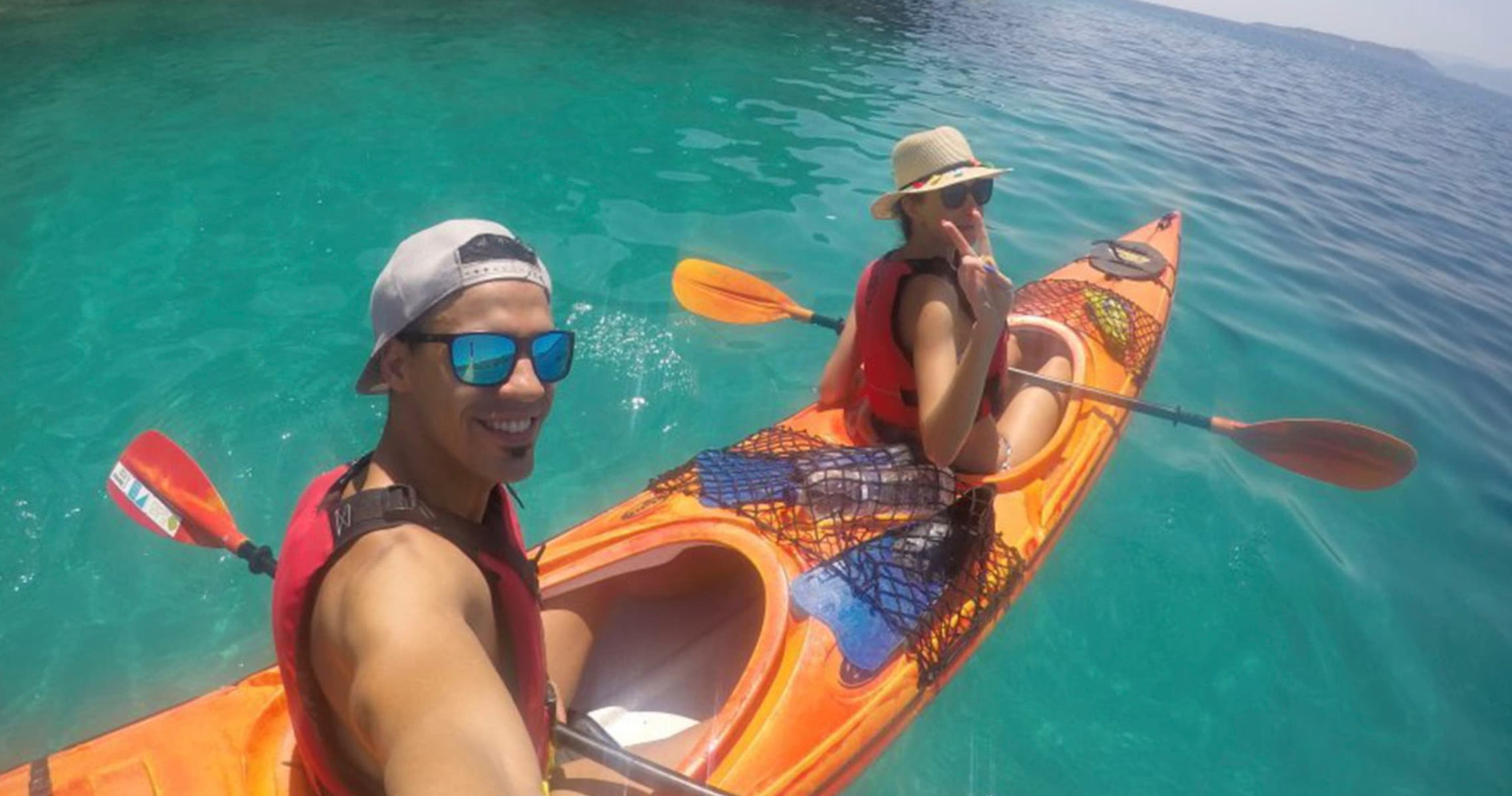 Water Activities & Lefkada's Blue Cave Kayak Adventure