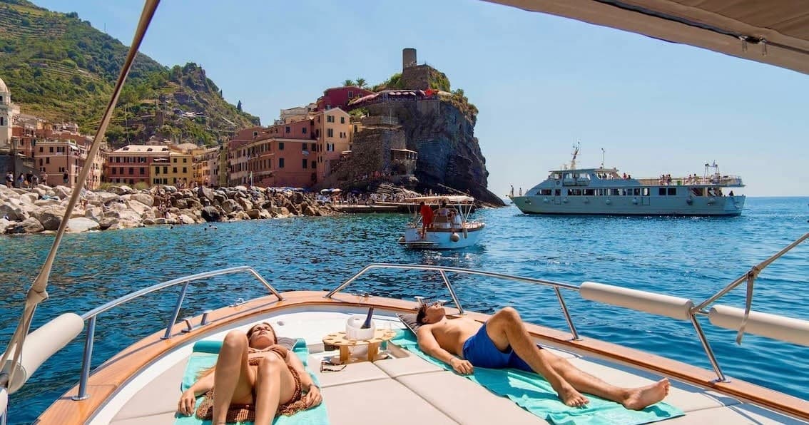 Boat Tour of Cinque Terre from La Spezia