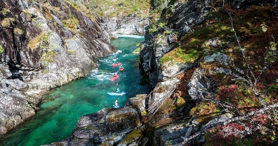River Kayaking Adventures with Kayak Voss in Norway
