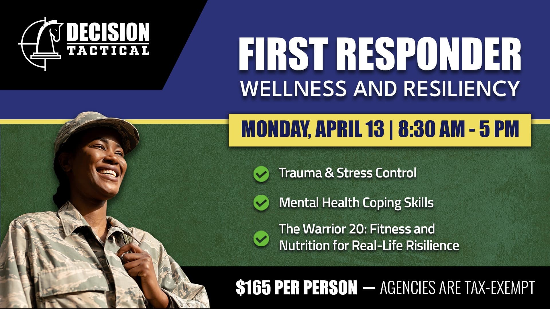 Conquer F.E.A.R.: First Responder Wellness & Resiliency Course in Sanford, FL