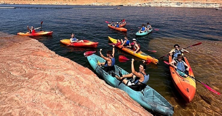 Self-Guided Kayak Rentals at Lake Powell: Paddle Antelope Canyon from Antelope Point