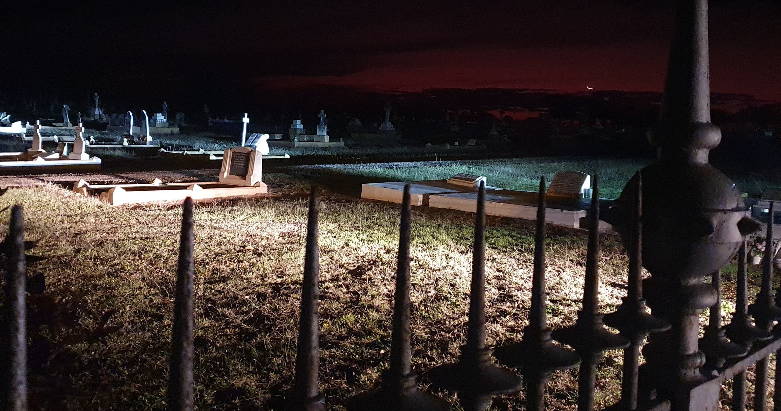 Experience the Haunted Charters Towers Cemetery Ghost Tour After Dark